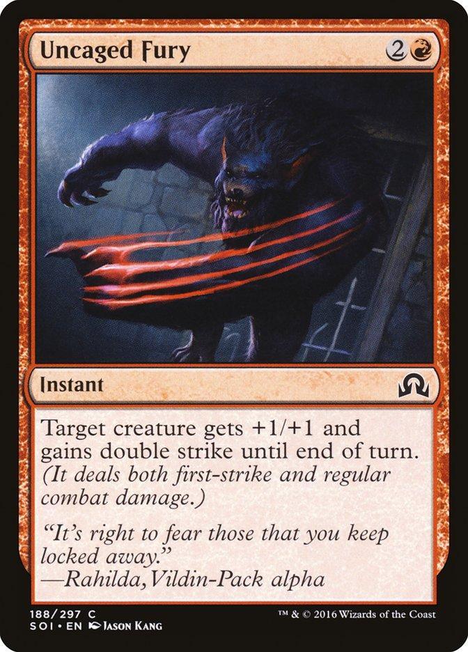 Uncaged Fury [Shadows over Innistrad] - La Boîte Mystère ( The Mystery Box)