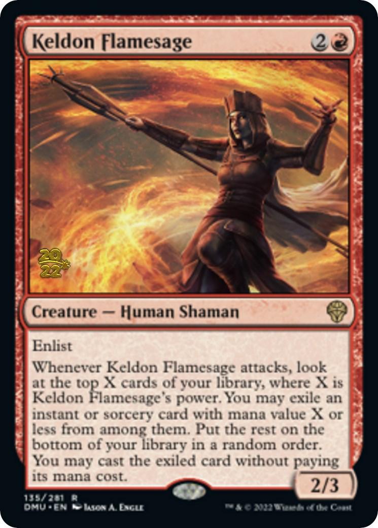 Keldon Flamesage [Dominaria United Prerelease Promos] - La Boîte Mystère ( The Mystery Box)