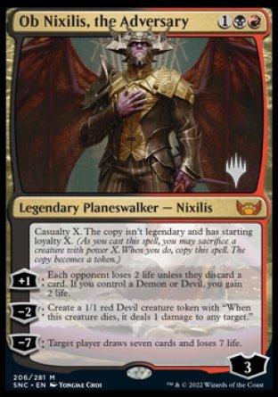 Ob Nixilis, the Adversary (Promo Pack) [Streets of New Capenna Promos] - La Boîte Mystère ( The Mystery Box)