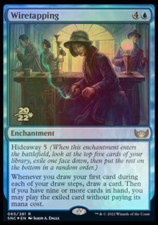 Wiretapping [Streets of New Capenna Prerelease Promos] - La Boîte Mystère ( The Mystery Box)