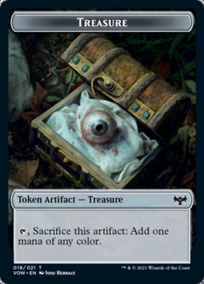 Blood // Treasure Double-sided Token [Innistrad: Crimson Vow Tokens] - La Boîte Mystère ( The Mystery Box)