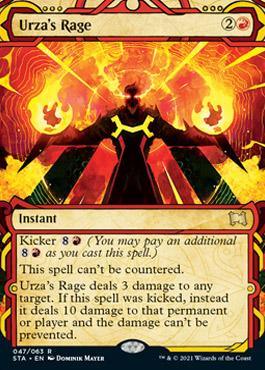 Urza's Rage (Etched Foil) [Strixhaven Mystical Archive] - La Boîte Mystère ( The Mystery Box)