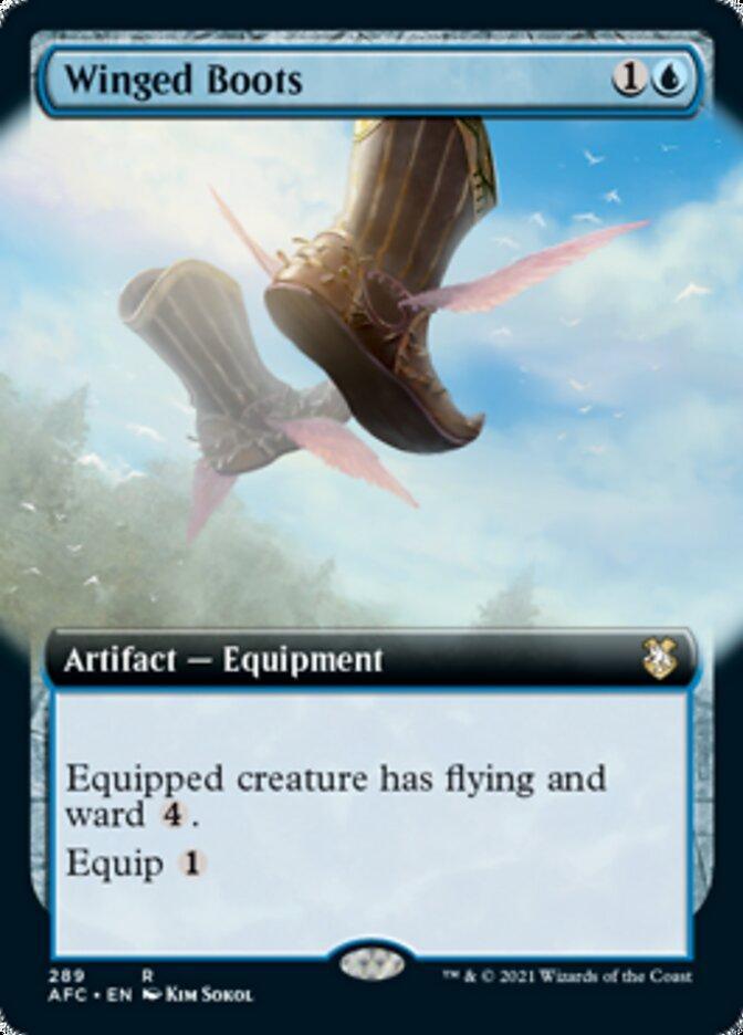 Winged Boots (Extended) [Dungeons & Dragons: Adventures in the Forgotten Realms Commander] - La Boîte Mystère ( The Mystery Box)