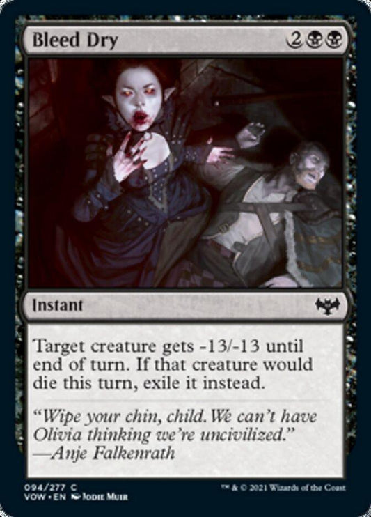 Bleed Dry [Innistrad: Crimson Vow] - La Boîte Mystère ( The Mystery Box)