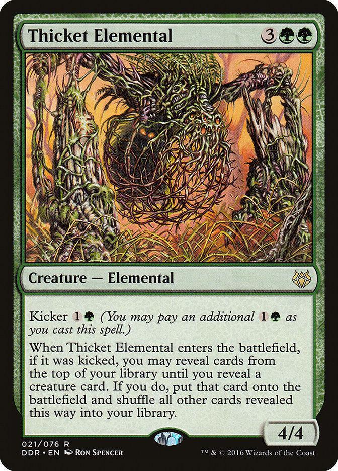 Thicket Elemental [Duel Decks: Nissa vs. Ob Nixilis] - La Boîte Mystère ( The Mystery Box)