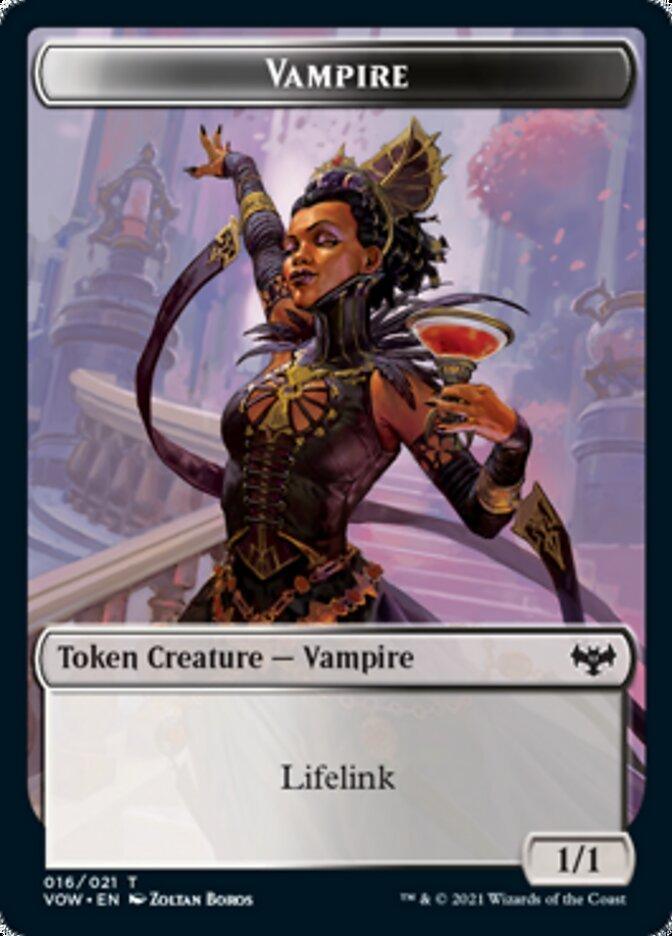 Human (001) // Vampire (016) Double-sided Token [Innistrad: Crimson Vow Tokens] - La Boîte Mystère ( The Mystery Box)