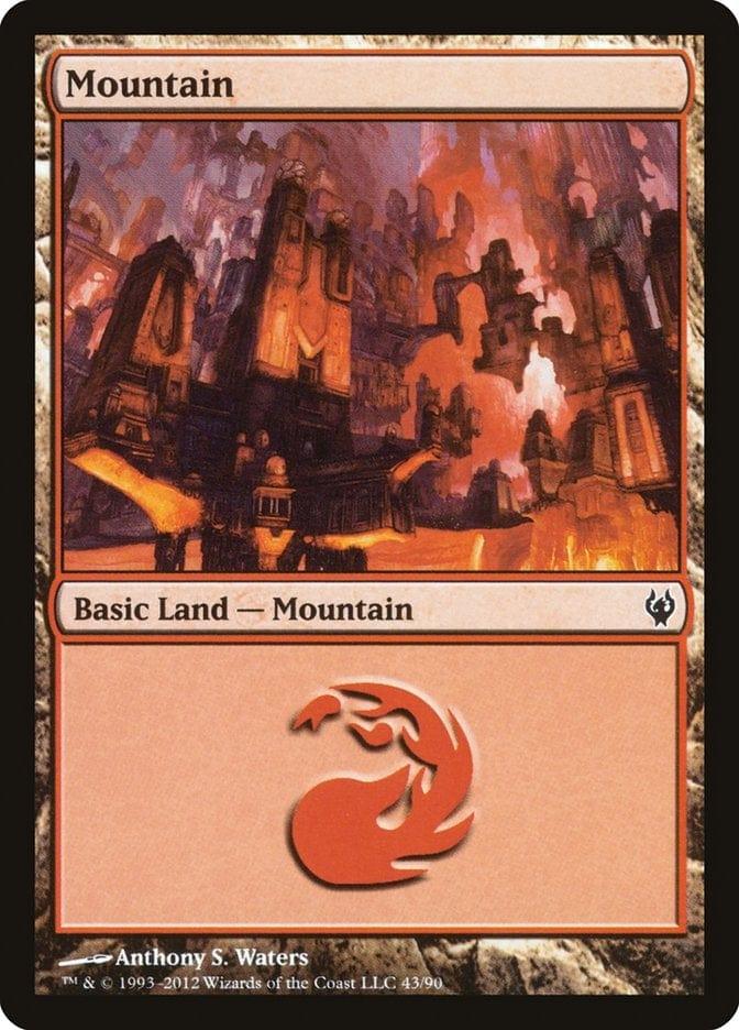 Mountain (43) [Duel Decks: Izzet vs. Golgari] - La Boîte Mystère ( The Mystery Box)