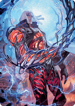 Tezzeret, Betrayer of Flesh Art Card [Kamigawa: Neon Dynasty Art Series] - La Boîte Mystère ( The Mystery Box)