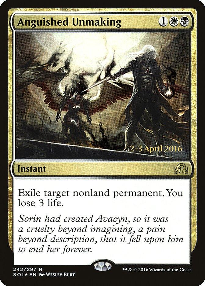 Anguished Unmaking [Shadows over Innistrad Prerelease Promos] - La Boîte Mystère ( The Mystery Box)