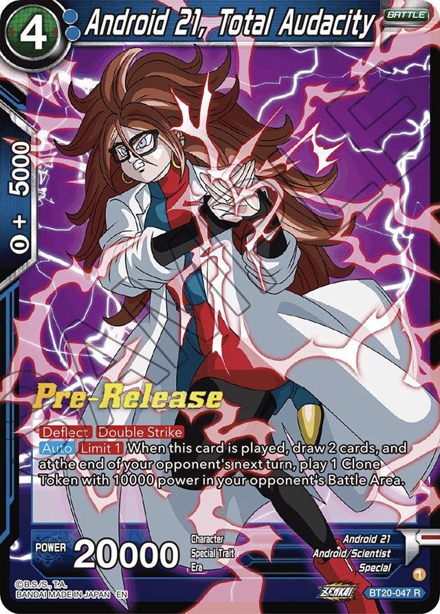 Android 21, Total Audacity (BT20-047) [Power Absorbed Prerelease Promos] - La Boîte Mystère ( The Mystery Box)