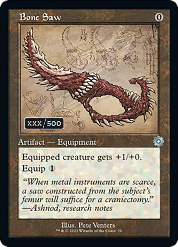 Bone Saw (Retro Schematic) (Serial Numbered) [The Brothers' War Retro Artifacts] - La Boîte Mystère ( The Mystery Box)