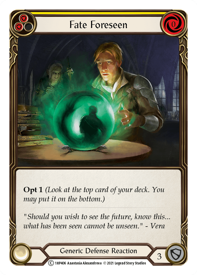 Fate Foreseen (Yellow) [1HP406] - La Boîte Mystère ( The Mystery Box)