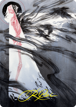 Tendrils of Agony Art Card (Gold-Stamped Signature) [Strixhaven: School of Mages Art Series] - La Boîte Mystère ( The Mystery Box)