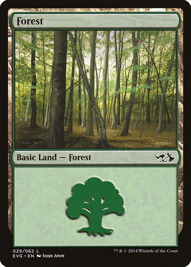 Forest (29) (Elves vs. Goblins) [Duel Decks Anthology] - La Boîte Mystère ( The Mystery Box)