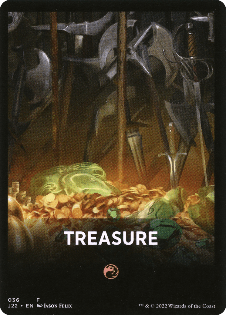 Treasure Theme Card [Jumpstart 2022 Front Cards] - La Boîte Mystère ( The Mystery Box)