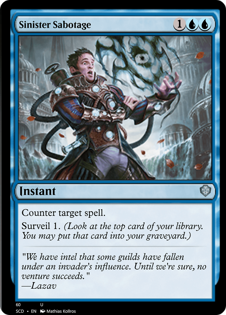 Sinister Sabotage [Starter Commander Decks] - La Boîte Mystère ( The Mystery Box)