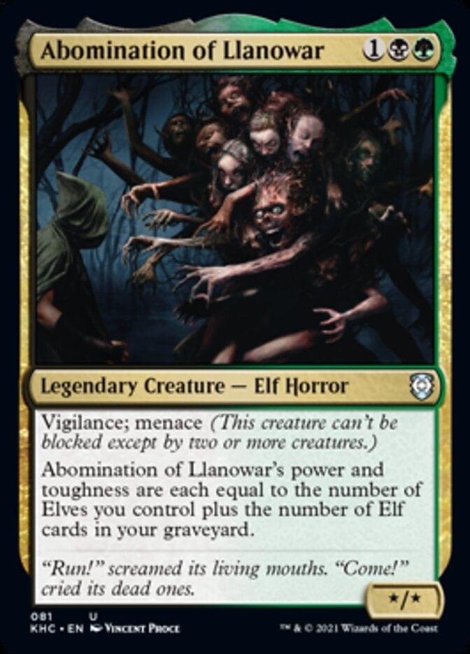 Abomination of Llanowar [Kaldheim Commander] - La Boîte Mystère ( The Mystery Box)