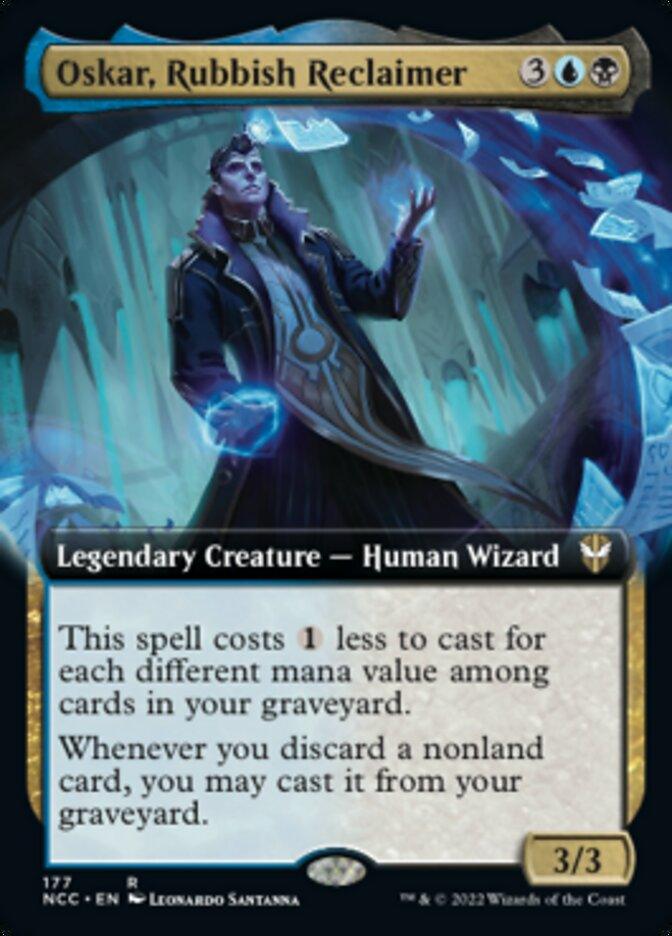 Oskar, Rubbish Reclaimer (Extended Art) [Streets of New Capenna Commander] - La Boîte Mystère ( The Mystery Box)