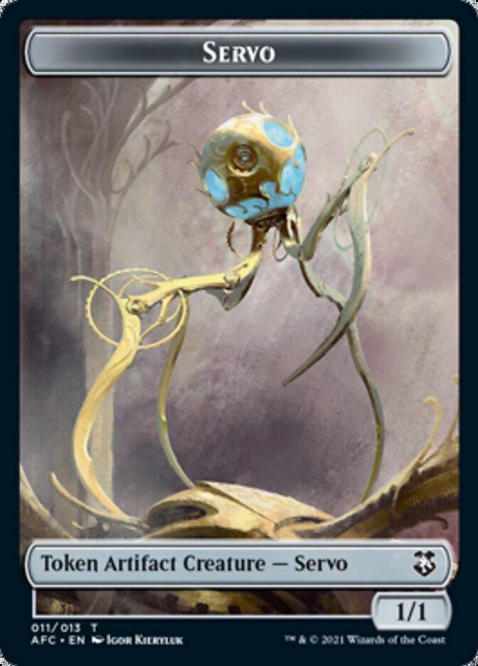 Servo // Treasure Double-sided Token [Dungeons & Dragons: Adventures in the Forgotten Realms Commander Tokens] - La Boîte Mystère ( The Mystery Box)