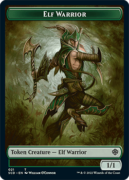Elf Warrior // Cat Beast Double-Sided Token [Starter Commander Decks] - La Boîte Mystère ( The Mystery Box)