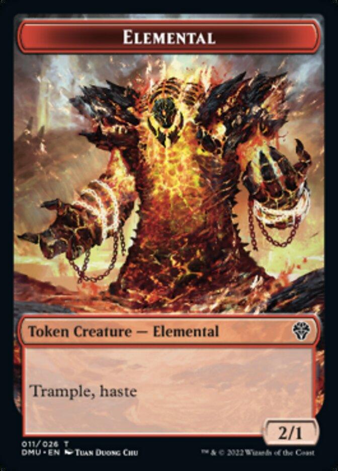 Bird (002) // Elemental Double-sided Token [Dominaria United Tokens] - La Boîte Mystère ( The Mystery Box)