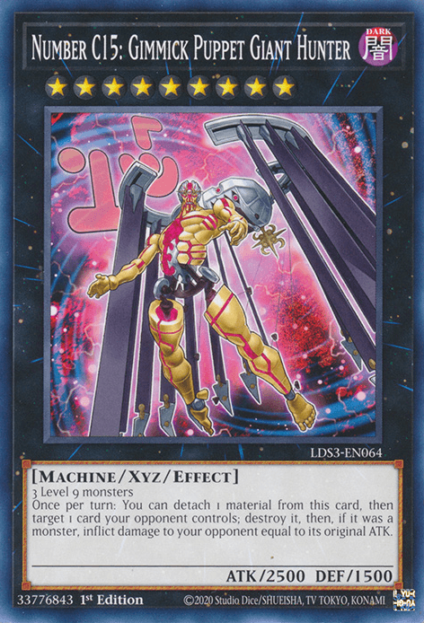 Number 15: Gimmick Puppet Giant Grinder [LDS3-EN064] Common - La Boîte Mystère ( The Mystery Box)