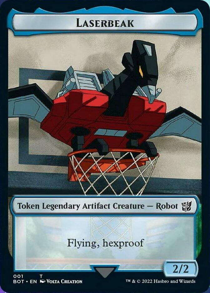 Powerstone // Laserbeak Double-Sided Token [The Brothers' War Tokens] - La Boîte Mystère ( The Mystery Box)