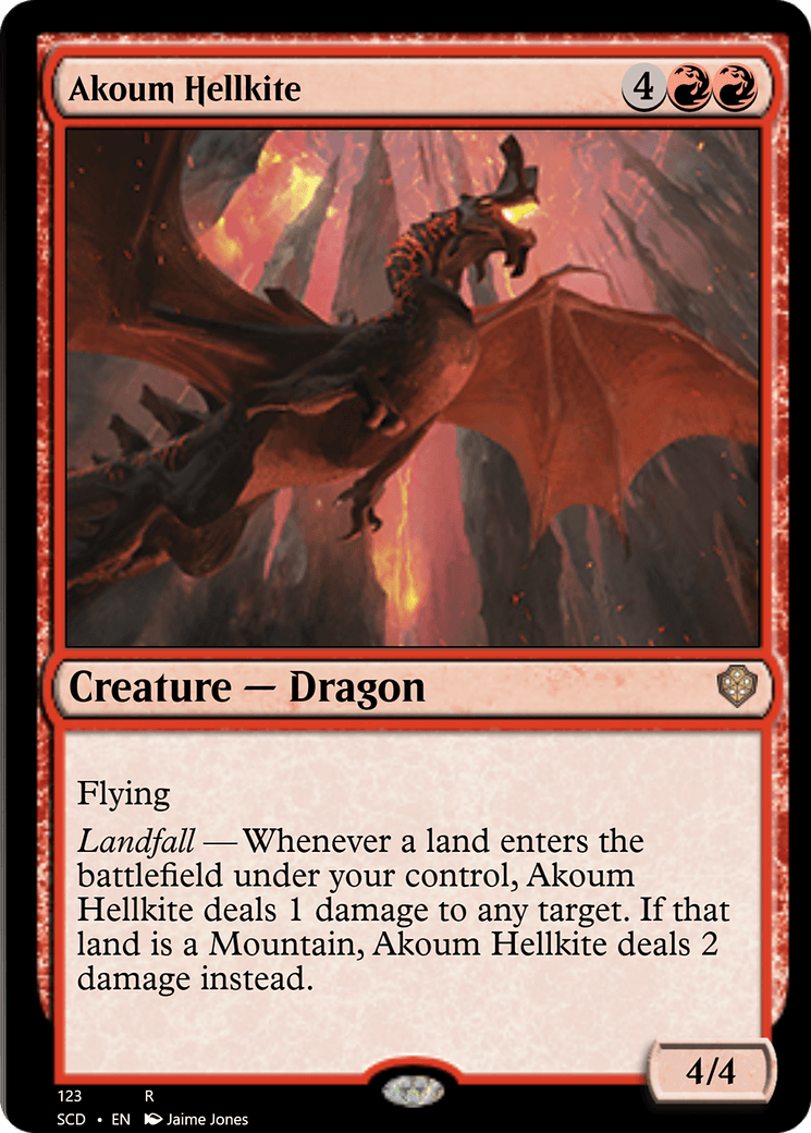 Akoum Hellkite [Starter Commander Decks] - La Boîte Mystère ( The Mystery Box)