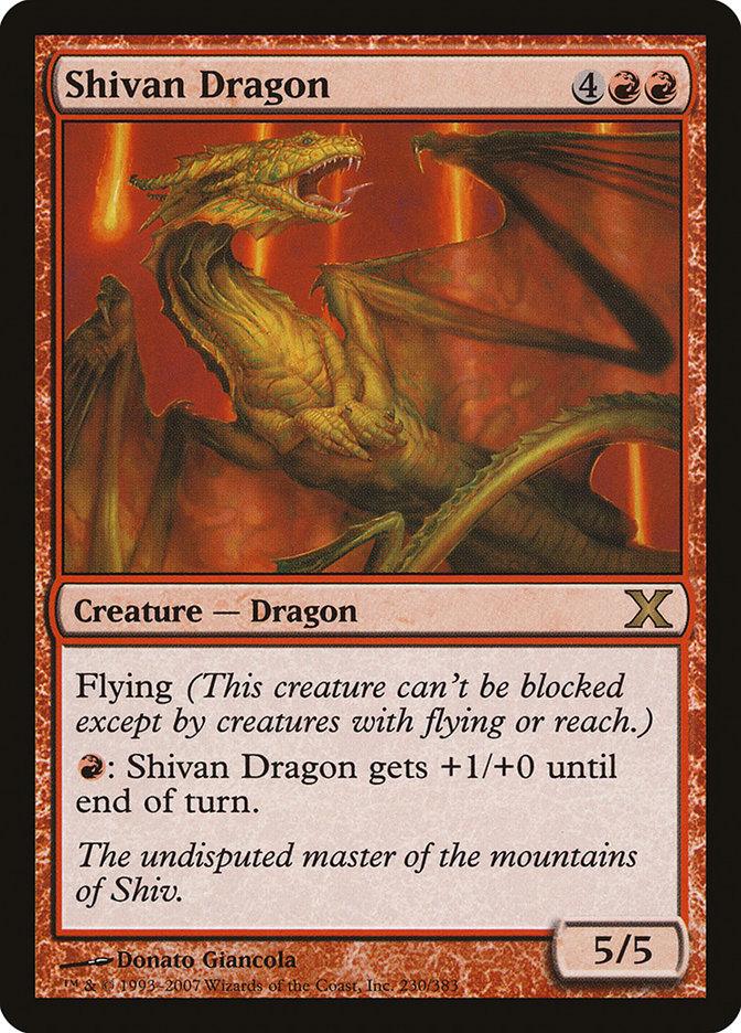 Shivan Dragon [Tenth Edition] - La Boîte Mystère ( The Mystery Box)