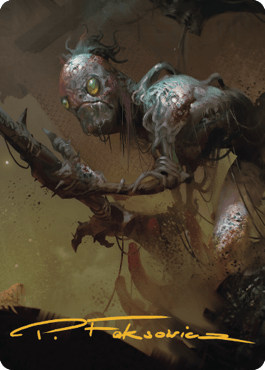 Mold Folk Art Card (Gold-Stamped Signature) [Commander Legends: Battle for Baldur's Gate Art Series] - La Boîte Mystère ( The Mystery Box)