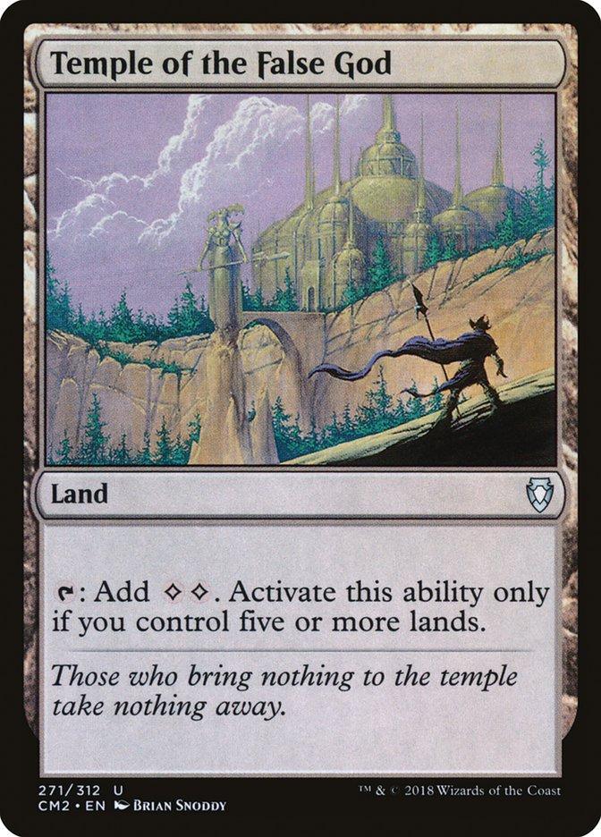Temple of the False God (271/312) [Commander Anthology Volume II] - La Boîte Mystère ( The Mystery Box)