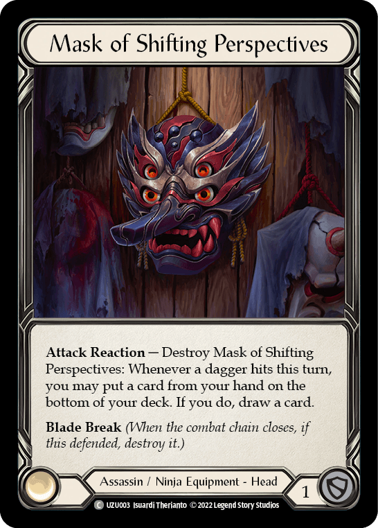 Mask of Shifting Perspectives [UZU003] (Outsiders Uzuri Blitz Deck) - La Boîte Mystère ( The Mystery Box)
