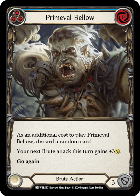 Primeval Bellow (Blue) [U-WTR037] Unlimited Normal - La Boîte Mystère ( The Mystery Box)