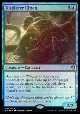Displacer Kitten [Commander Legends: Battle for Baldur's Gate Prerelease Promos] - La Boîte Mystère ( The Mystery Box)