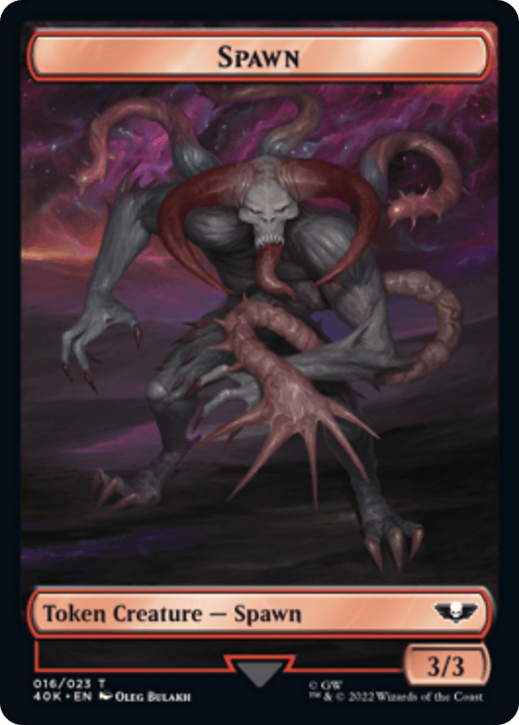 Spawn // Plaguebearer of Nurgle (Surge Foil) [Universes Beyond: Warhammer 40,000 Tokens] - La Boîte Mystère ( The Mystery Box)