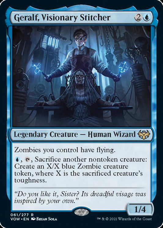 Geralf, Visionary Stitcher [Innistrad: Crimson Vow] - La Boîte Mystère ( The Mystery Box)