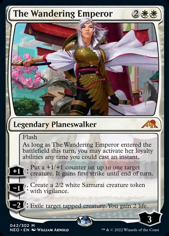 The Wandering Emperor (Promo Pack) [Kamigawa: Neon Dynasty Promos] - La Boîte Mystère ( The Mystery Box)