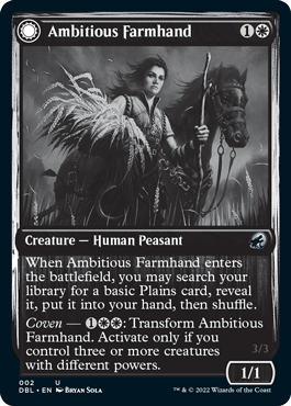 Ambitious Farmhand // Seasoned Cathar [Innistrad: Double Feature] - La Boîte Mystère ( The Mystery Box)
