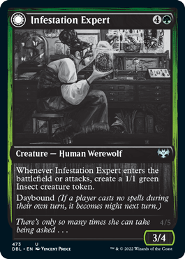 Infestation Expert // Infested Werewolf [Innistrad: Double Feature] - La Boîte Mystère ( The Mystery Box)