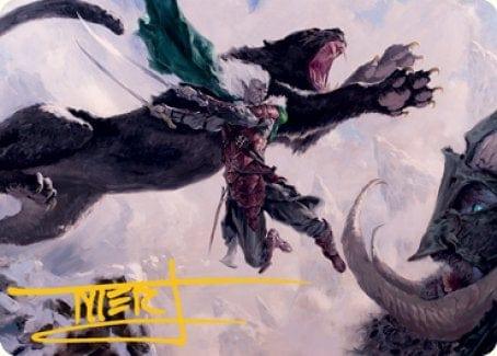 Drizzt Do'Urden Art Card (Gold-Stamped Signature) [Dungeons & Dragons: Adventures in the Forgotten Realms Art Series] - La Boîte Mystère ( The Mystery Box)