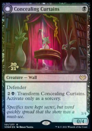 Concealing Curtains // Revealing Eye [Innistrad: Crimson Vow Prerelease Promos] - La Boîte Mystère ( The Mystery Box)