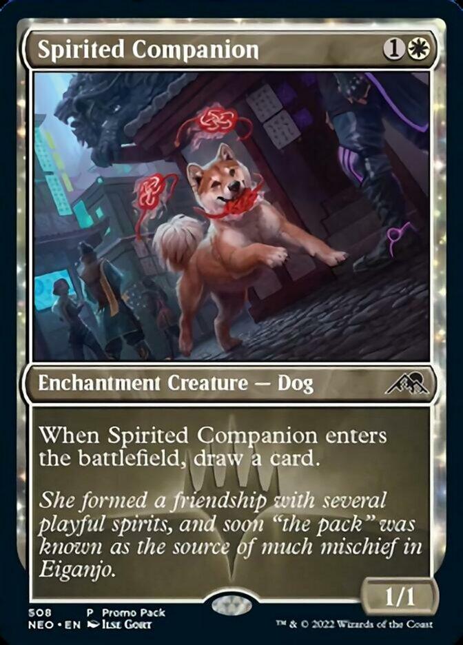 Spirited Companion (Promo Pack) [Kamigawa: Neon Dynasty Promos] - La Boîte Mystère ( The Mystery Box)
