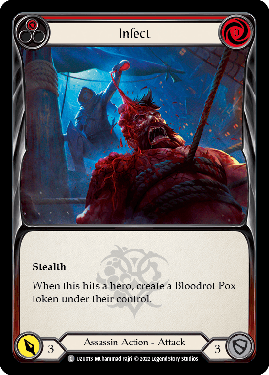 Infect (Red) [UZU013] (Outsiders Uzuri Blitz Deck) - La Boîte Mystère ( The Mystery Box)