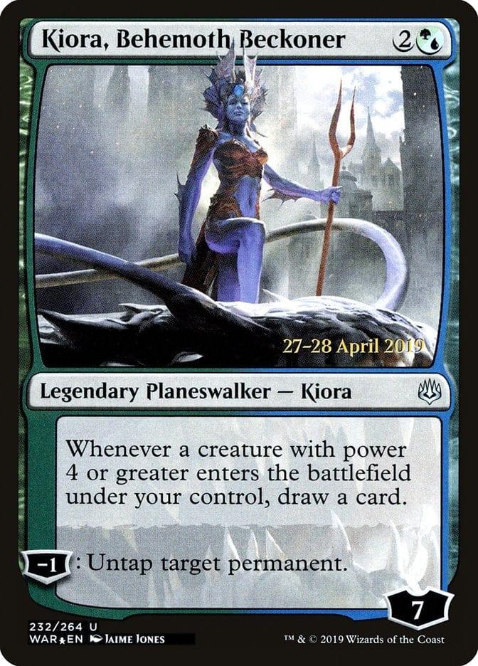 Kiora, Behemoth Beckoner [War of the Spark Prerelease Promos] - La Boîte Mystère ( The Mystery Box)
