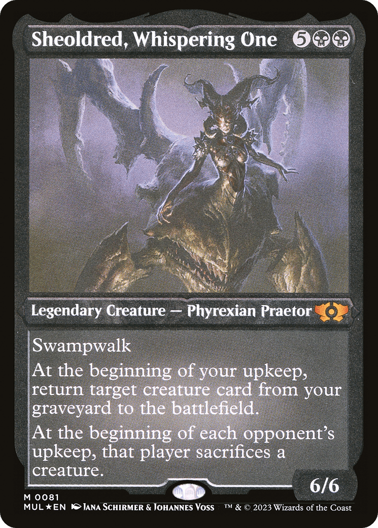 Sheoldred, Whispering One (Foil Etched) [Multiverse Legends] - La Boîte Mystère ( The Mystery Box)