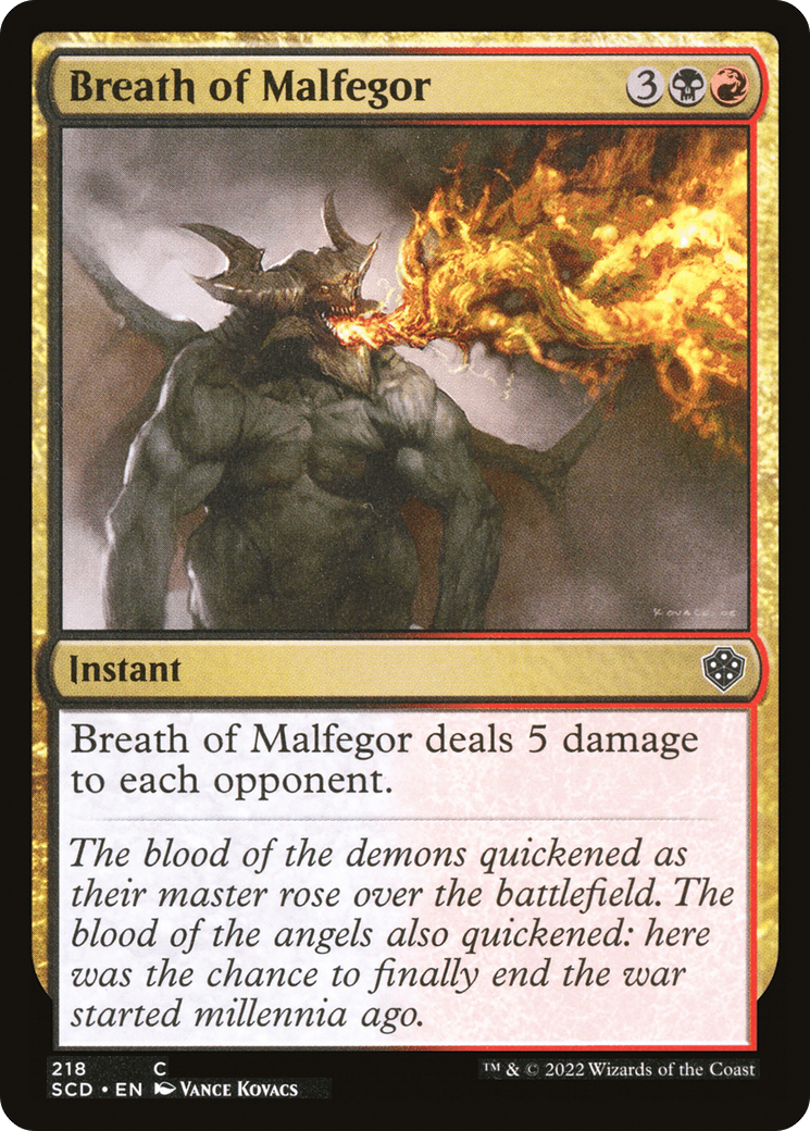 Breath of Malfegor [Starter Commander Decks] - La Boîte Mystère ( The Mystery Box)