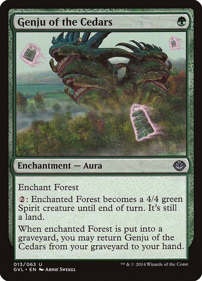 Genju of the Cedars (Garruk vs. Liliana) [Duel Decks Anthology] - La Boîte Mystère ( The Mystery Box)
