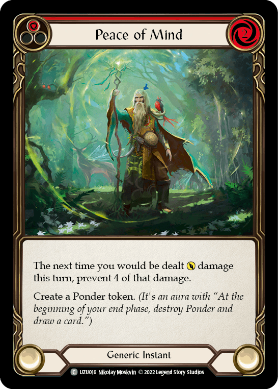 Peace of Mind (Red) [UZU016] (Outsiders Uzuri Blitz Deck) - La Boîte Mystère ( The Mystery Box)
