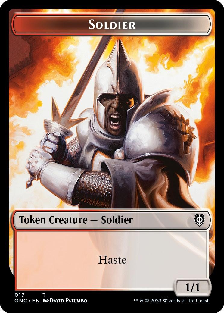 Soldier (017) // Eldrazi Double-Sided Token [Phyrexia: All Will Be One Commander Tokens] - La Boîte Mystère ( The Mystery Box)