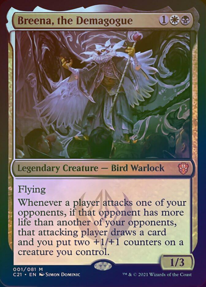 Breena, the Demagogue (Display Commander) [Commander 2021] - La Boîte Mystère ( The Mystery Box)